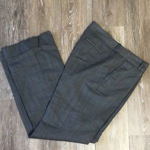 Banana Republic Ryan fit Black & White bird’s eye print cuffed trousers size 8